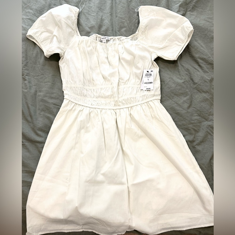 Babydoll NWT off white dress